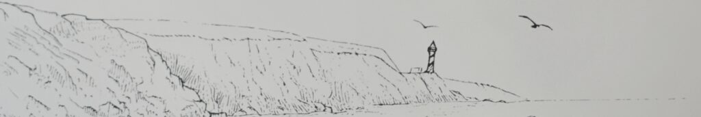 Lustro z Grawerem Morskiego wybrzeża