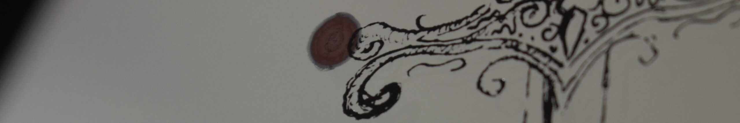 Lustro z Grawerem Pękniętego miecza